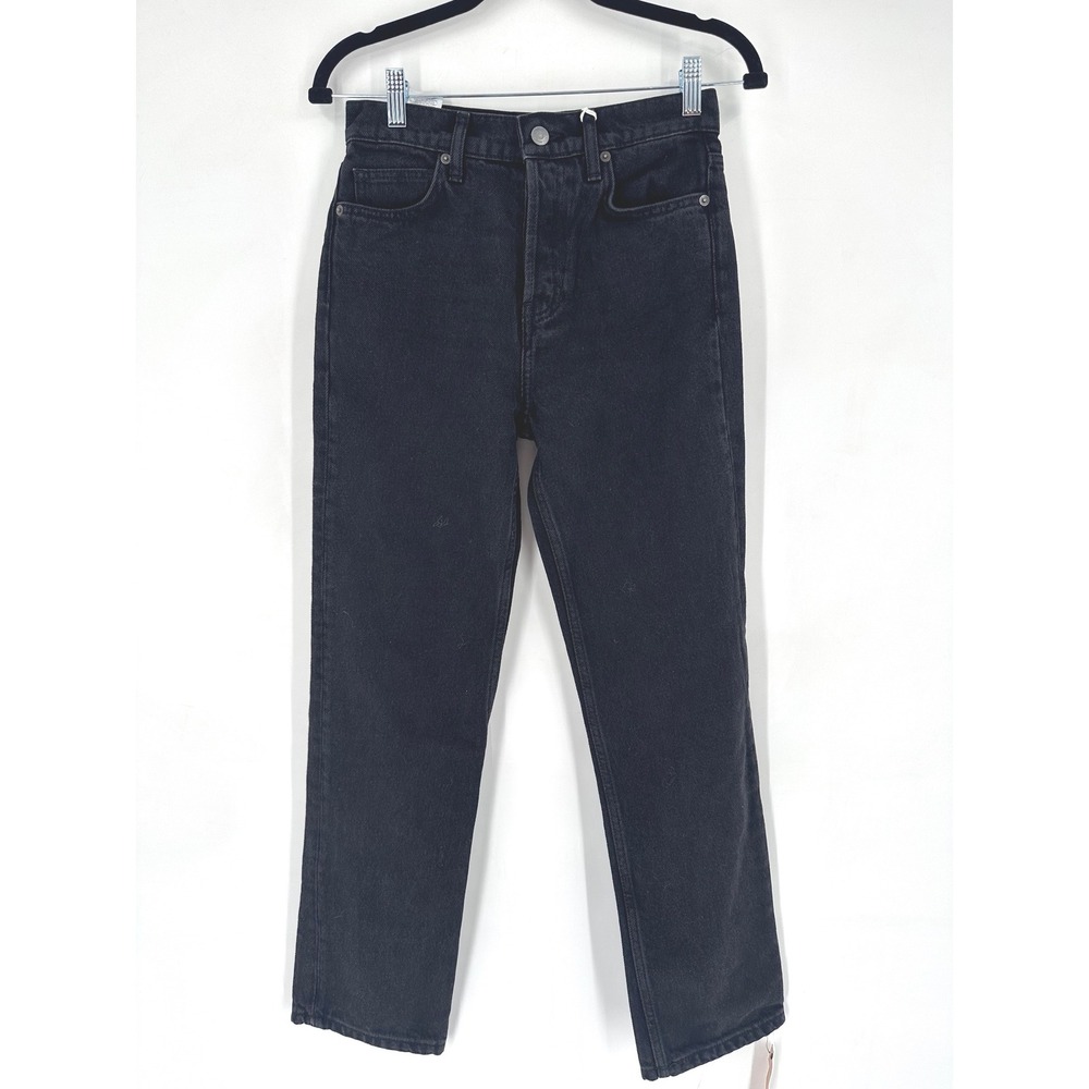 Reformation Jet Black Straight Leg Jeans - Picture 2 of 11